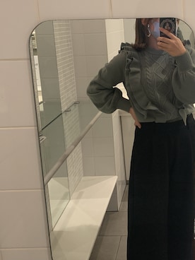 「one way（ワンウェイ）のアイテム」を使った、伊藤さん（レディース・152cm）の秋コーディネート