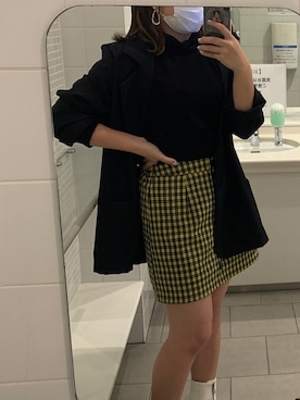 「FOREVER 21（フォーエバー トゥエンティーワン）のアイテム（シューズ）」を使った、伊藤さん（レディース・152cm）の秋コーディネート