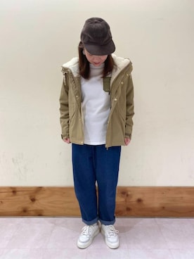 「LOGOS（ロゴス）のアイテム」を使った、coen あまのさん（レディース・164cm）の秋コーディネート