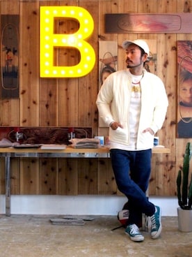 fumioさん（メンズ・168cm）の冬コーディネート