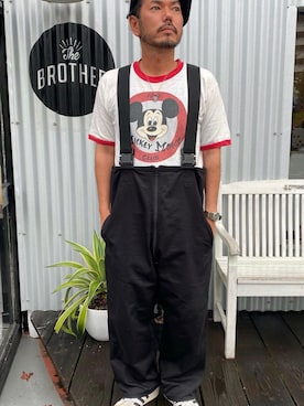 「made in standard （メイドインスタンダード）のアイテム」を使った、fumioさん（メンズ・168cm）の春コーディネート