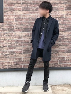 SHIPS JET BLUE: T/R チェスターコート 16FW□ を使ったメンズ人気 ...