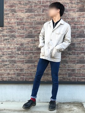 ストレッチワークジャケットを使ったメンズ人気ファッションコーディネート Wear
