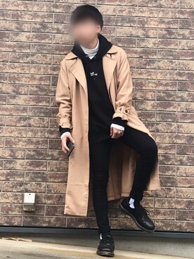 「titivate（ティティベイト）のアイテム（ジャケット/アウター）」を使った、ねるさん（メンズ・164cm）の秋コーディネート