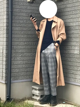 「titivate（ティティベイト）のアイテム（ジャケット/アウター）」を使った、ねるさん（メンズ・164cm）の秋コーディネート
