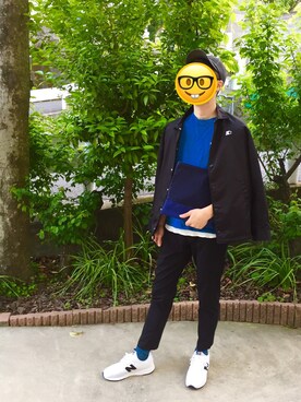 「SEVENDAYS=SUNDAY（セブンデイズサンデイ）のアイテム（バッグ）」を使った、MEGANEさん（メンズ・174cm）の春コーディネート