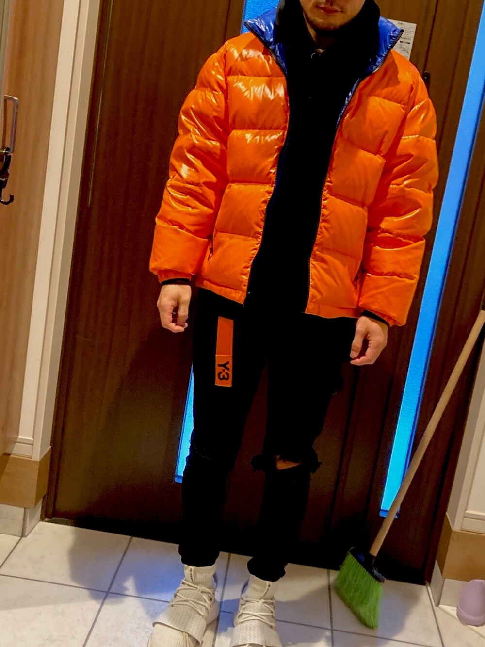 Supreme のダウンジャケット/コート（オレンジ系）を使った人気