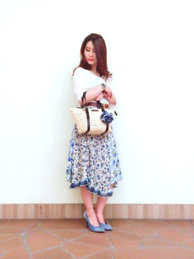 あおきさん（レディース・162cm）の夏コーディネート