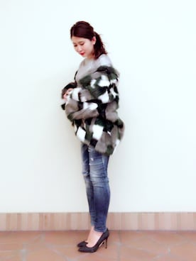 あおきさん（レディース・162cm）の秋コーディネート