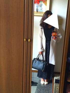 「MINIMUM（ミニマム）のアイテム（バッグ）」を使った、さおりんさん（レディース・159cm）の春コーディネート