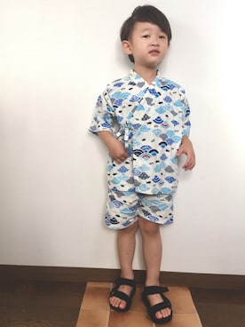 「お祭り」｜「アイテム（その他）」を使った、あちゃさんさん（キッズ・100cm）の夏コーディネート