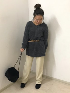 Nishizawa Ayaneさん（レディース・148cm）の秋コーディネート