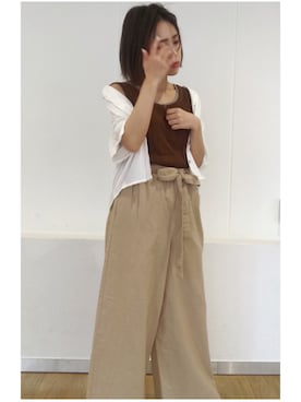 Nishizawa Ayaneさん（レディース・148cm）の春コーディネート