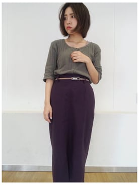 Nishizawa Ayaneさん（レディース・148cm）の春コーディネート