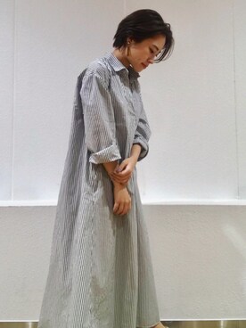「SEVENDAYS=SUNDAY（セブンデイズサンデイ）のアイテム（ワンピース/ドレス）」を使った、Nishizawa Ayaneさん（レディース・148cm）の夏コーディネート