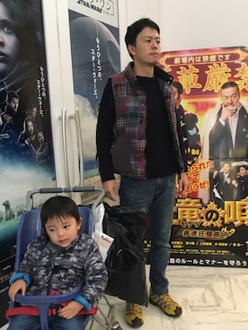 「アイテム（ダウンベスト、その他）」を使った、ノガミックスさん（メンズ・178cm）の冬コーディネート