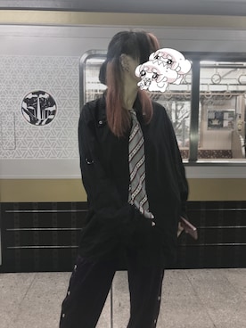 「アイテム（フォーマルスーツ/小物）」を使った、禰禰さん（レディース・157cm・10代）の冬コーディネート
