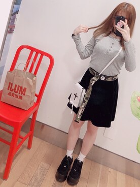 「skirt」｜「アイテム（その他シューズ）」を使った、Yingさん（レディース・148cm）の夏コーディネート