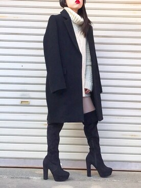 Yuu.さん（レディース・143cm）の冬コーディネート