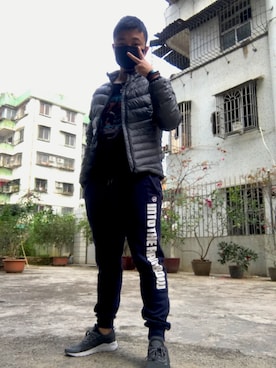 「天台」｜Walkingdadさん（メンズ・172cm）の冬コーディネート