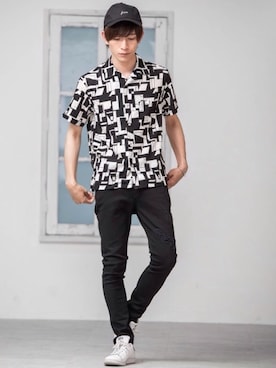 「大学生」｜REONさん（メンズ・173cm）の夏コーディネート