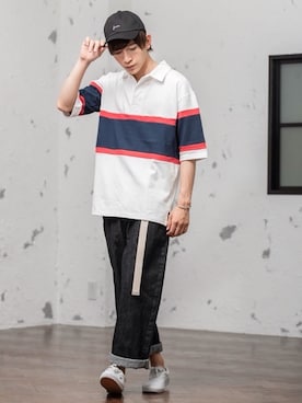 「スポーツカジュアル」｜REONさん（メンズ・173cm）の夏コーディネート