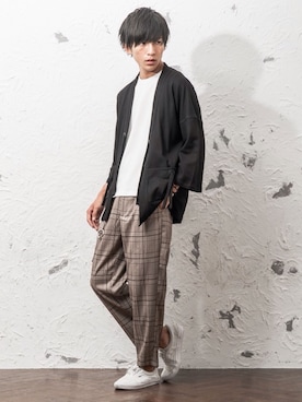 「MinoriTY（マイノリティ）のアイテム（財布/小物）」を使った、REONさん（メンズ・173cm）の秋コーディネート