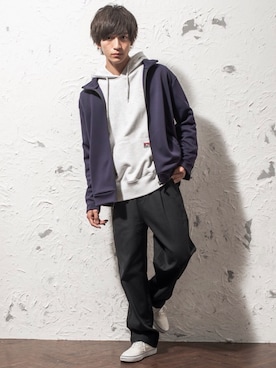 「MinoriTY（マイノリティ）のアイテム（その他アウター）」を使った、REONさん（メンズ・173cm）の秋コーディネート