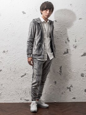 「近所」｜REONさん（メンズ・173cm）の冬コーディネート