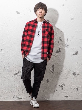 REONさん（メンズ・173cm）の冬コーディネート