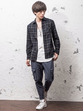 REONさん（メンズ・173cm）の春コーディネート