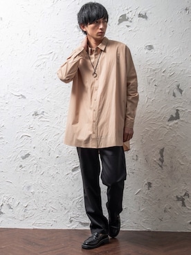 「MinoriTY（マイノリティ）のアイテム」を使った、REONさん（メンズ・173cm）の春コーディネート