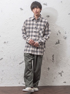 「大学生」｜REONさん（メンズ・173cm）の春コーディネート