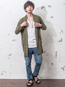 「MinoriTY（マイノリティ）のアイテム（その他）」を使った、REONさん（メンズ・173cm）の春コーディネート