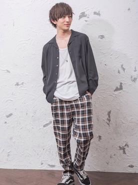 REONさん（メンズ・173cm）の春コーディネート