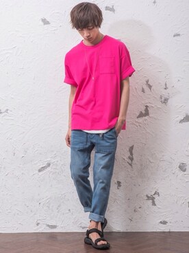 ビビットピンク のメンズ人気ファッションコーディネート Wear