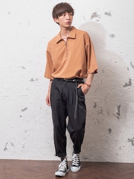 「MinoriTY（マイノリティ）のアイテム（その他アウター）」を使った、REONさん（メンズ・173cm）の夏コーディネート