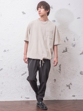 「スピンドル」｜REONさん（メンズ・173cm）の夏コーディネート