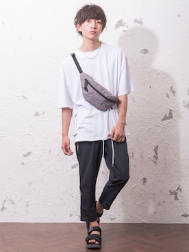 「MinoriTY（マイノリティ）のアイテム」を使った、REONさん（メンズ・173cm）の夏コーディネート