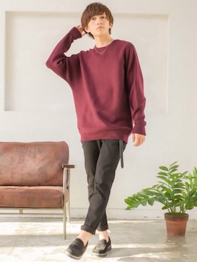 「MinoriTY（マイノリティ）のアイテム」を使った、REONさん（メンズ・173cm）の秋コーディネート