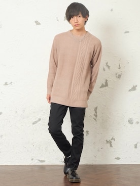 「MinoriTY（マイノリティ）のアイテム」を使った、REONさん（メンズ・173cm）の秋コーディネート