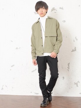 「MinoriTY（マイノリティ）のアイテム（アクセサリー）」を使った、REONさん（メンズ・173cm）の秋コーディネート