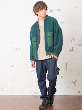 「MinoriTY（マイノリティ）のアイテム（ジャケット/アウター）」を使った、REONさん（メンズ・173cm）の秋コーディネート