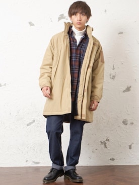 REONさん（メンズ・173cm）の冬コーディネート