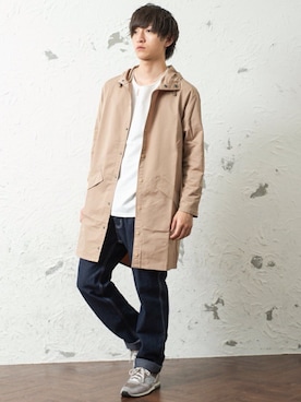 「MinoriTY（マイノリティ）のアイテム（ジャケット/アウター）」を使った、REONさん（メンズ・173cm）の冬コーディネート