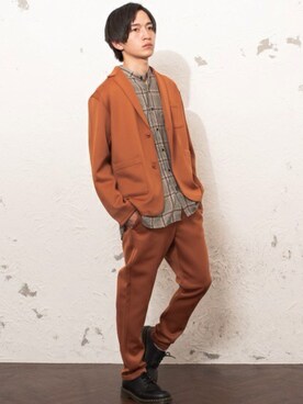 「MinoriTY（マイノリティ）のアイテム（ジャケット/アウター）」を使った、REONさん（メンズ・173cm）の春コーディネート