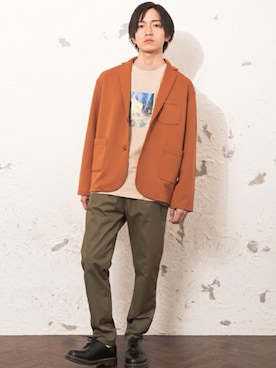「MinoriTY（マイノリティ）のアイテム（ジャケット/アウター）」を使った、REONさん（メンズ・173cm）の春コーディネート