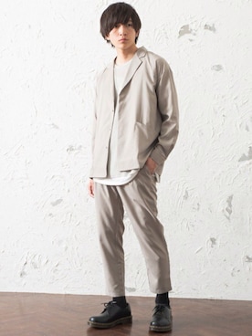 「MinoriTY（マイノリティ）のアイテム（ジャケット/アウター）」を使った、REONさん（メンズ・173cm）の夏コーディネート