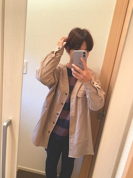 「e.r.g*（イーアールジー）のアイテム」を使った、yukaさん（レディース・158cm）の秋コーディネート