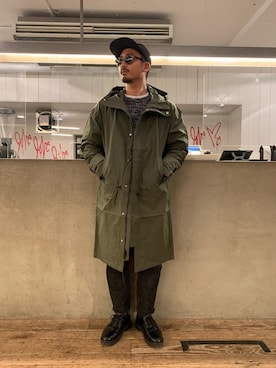 「Saturdays NYC（サタデーズ ニューヨークシティ ）のアイテム（ジャケット/アウター）」を使った、Yu-jiさん（メンズ・170cm）の冬コーディネート